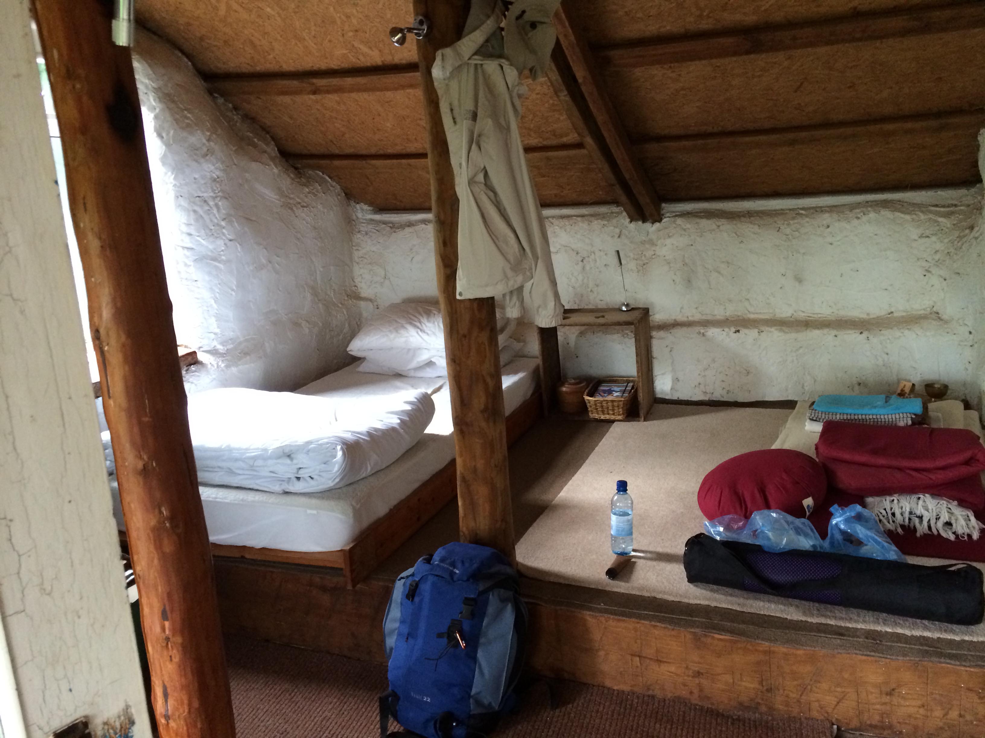 Sharpham Retreat Centre - Kuti interior